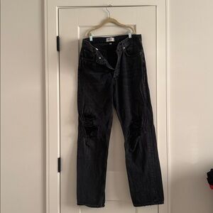 Agolde Black 90’s Straight Women’s Jeans